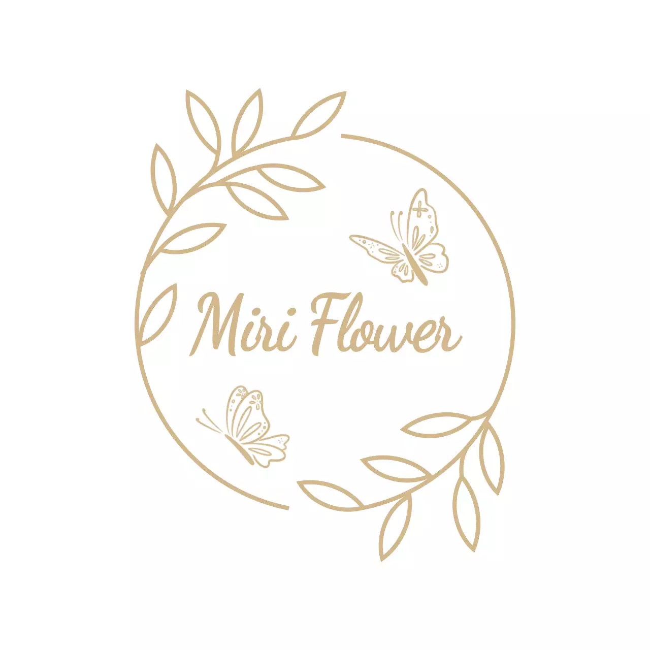 ゴールド シンプル ロゴ