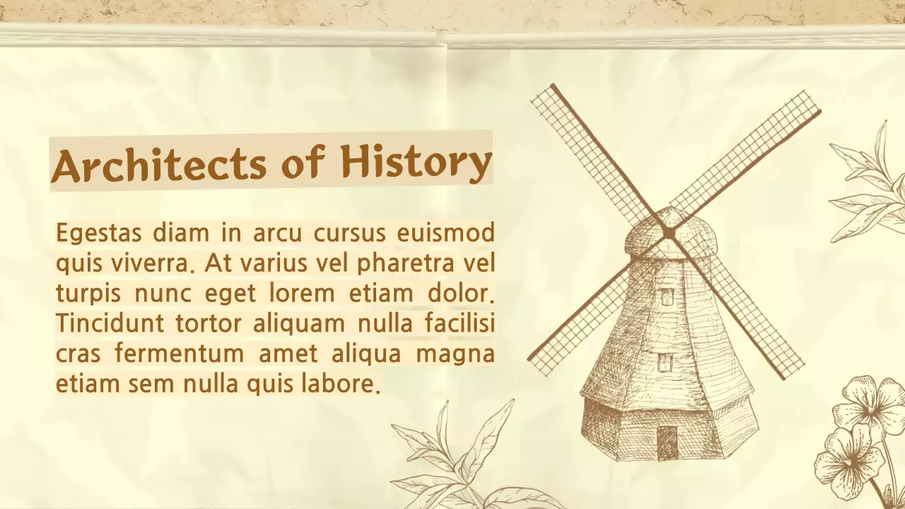 Brown Vintage Victorian History Presentation