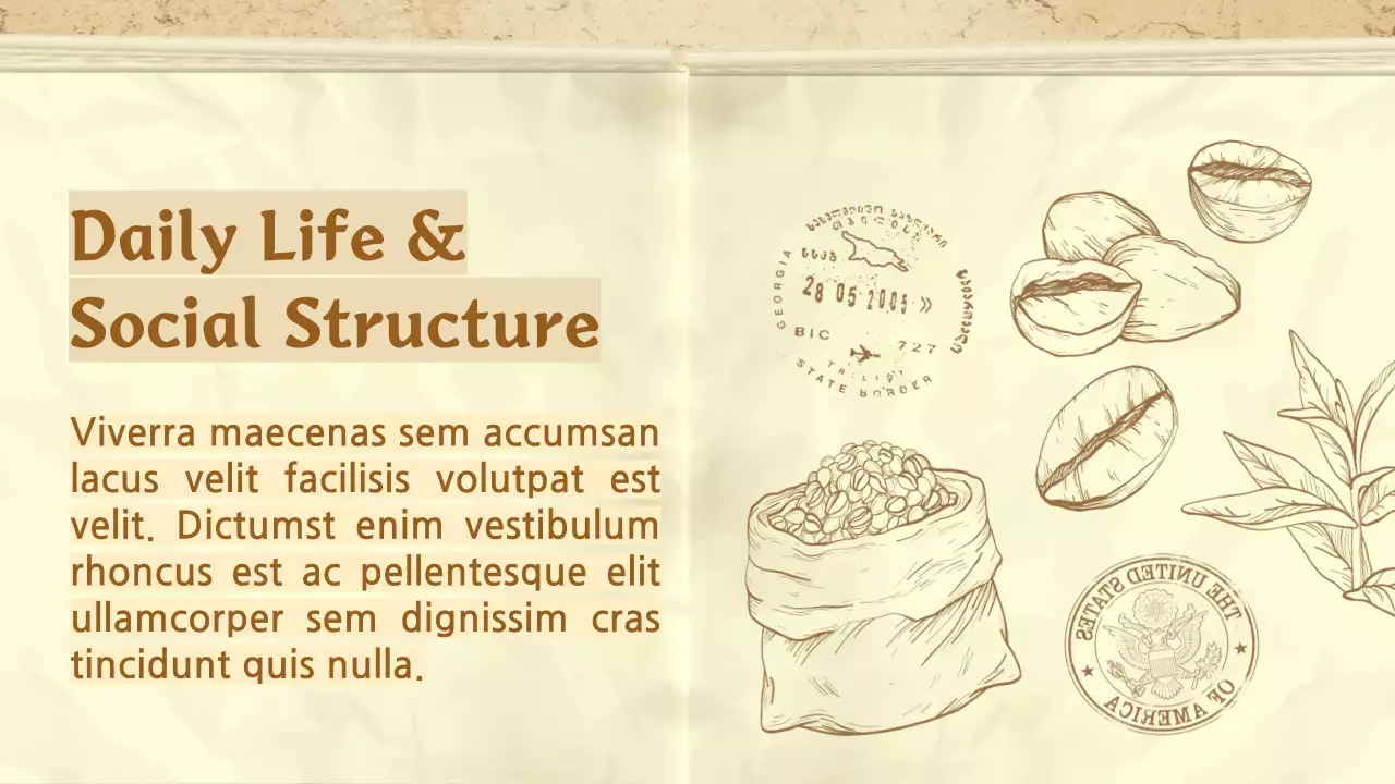 Brown Vintage Victorian History Presentation