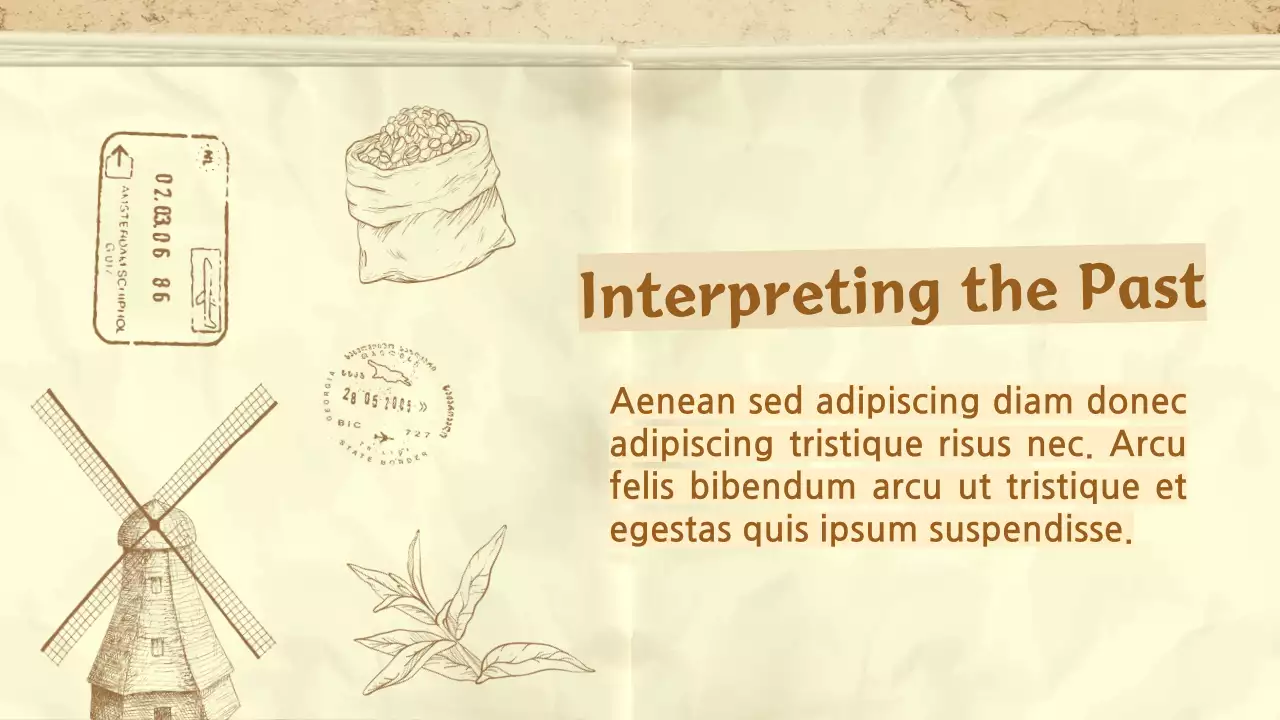 Brown Vintage Victorian History Presentation