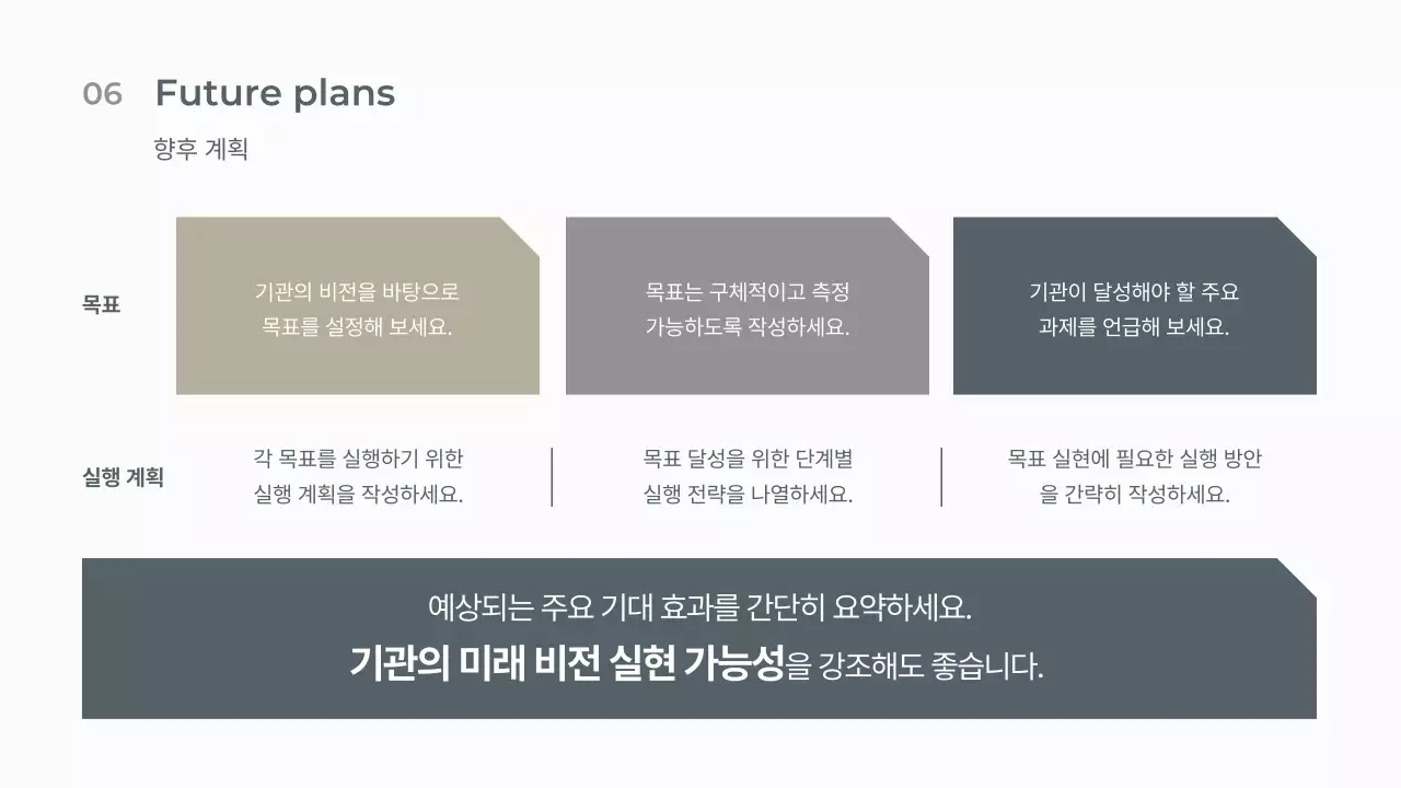 베이지 모던 보고서 분석