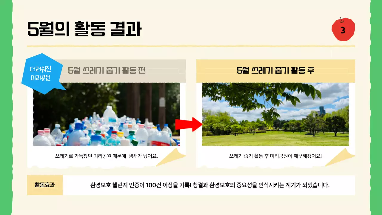 초록 기본 학교 보고서