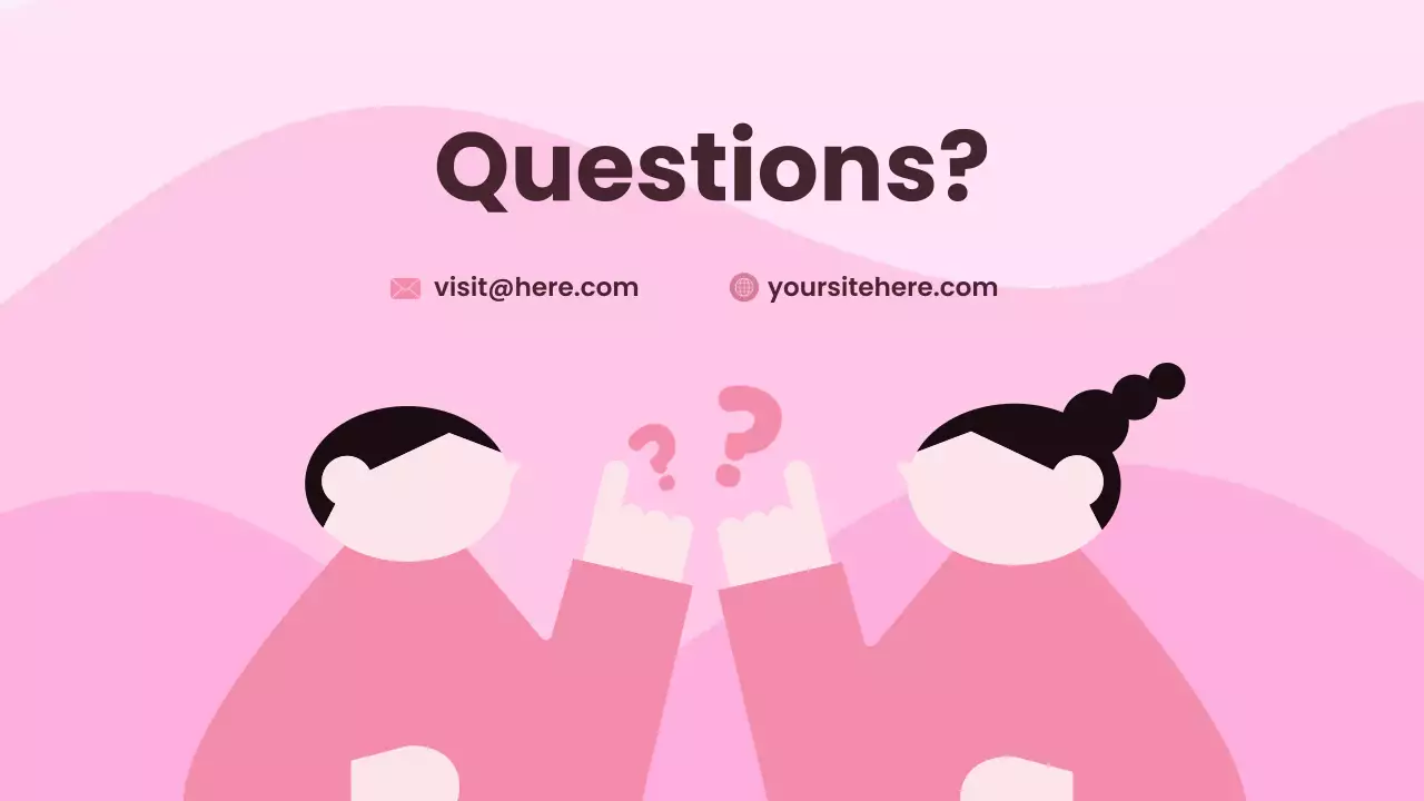 Pink Minimal Women's Health Presentation