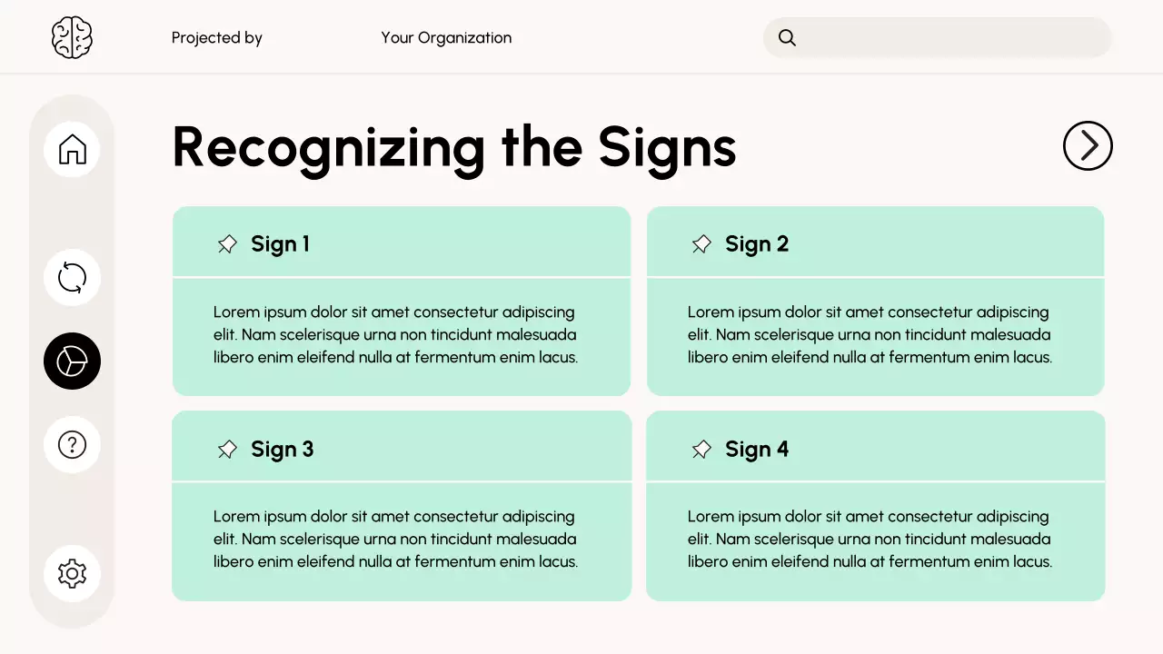 Clean and Professional Mental Health Presentation
