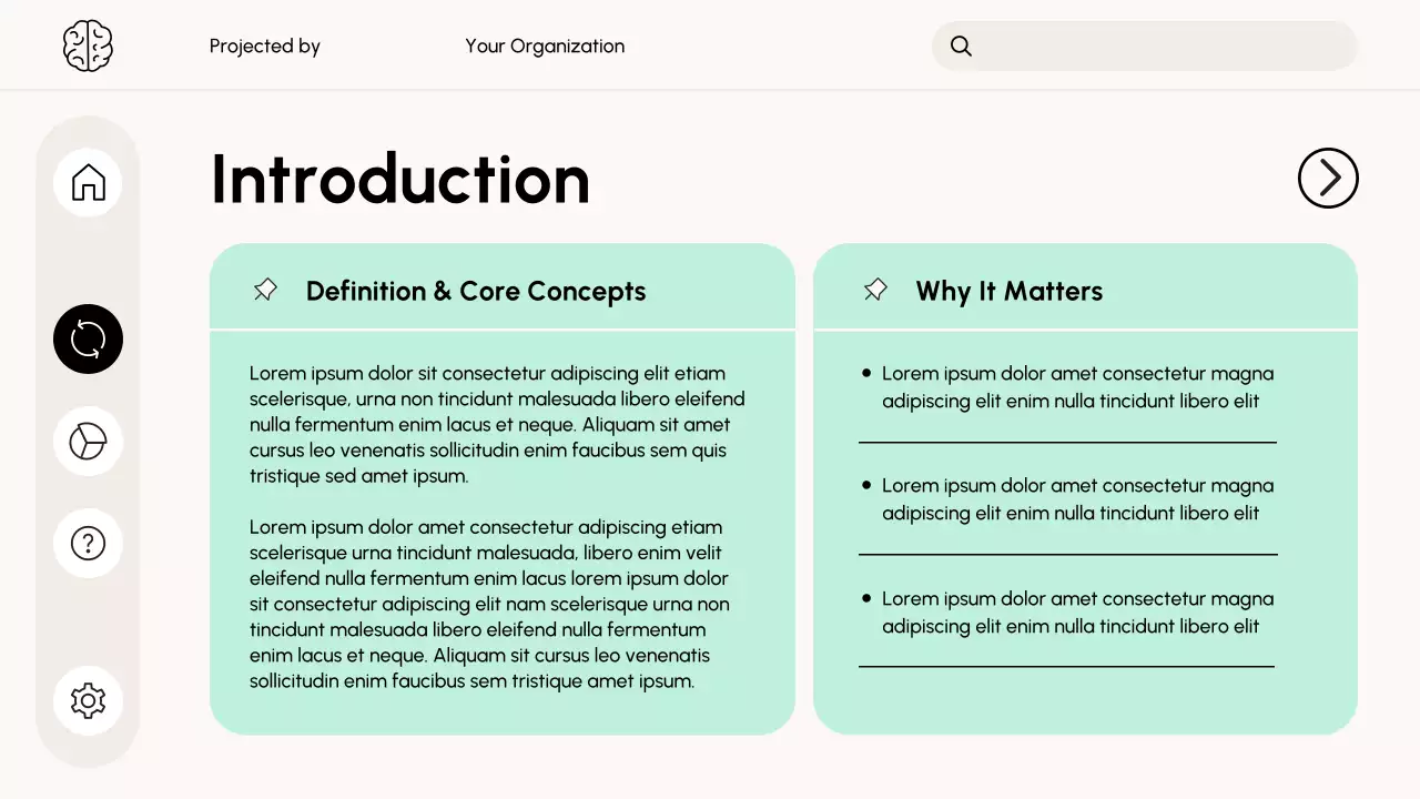 Clean and Professional Mental Health Presentation