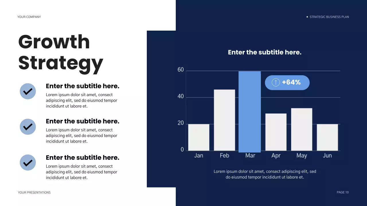 Blue Modern Business Plan Document Presentation