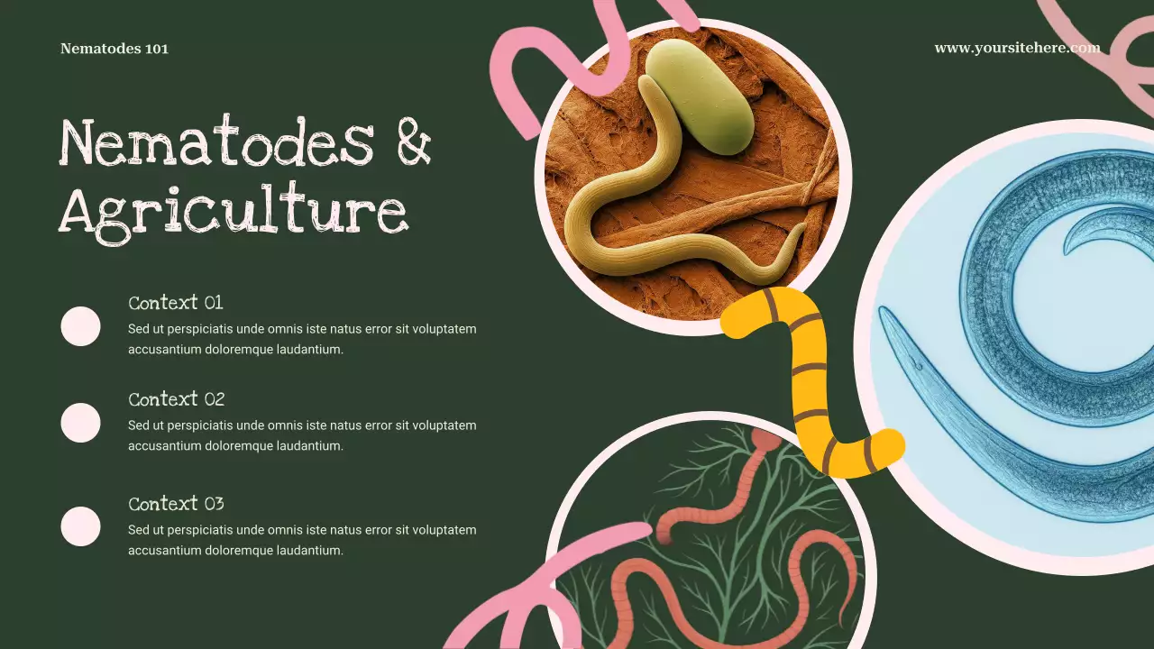 Pink Playful Biology Lecture Presentation