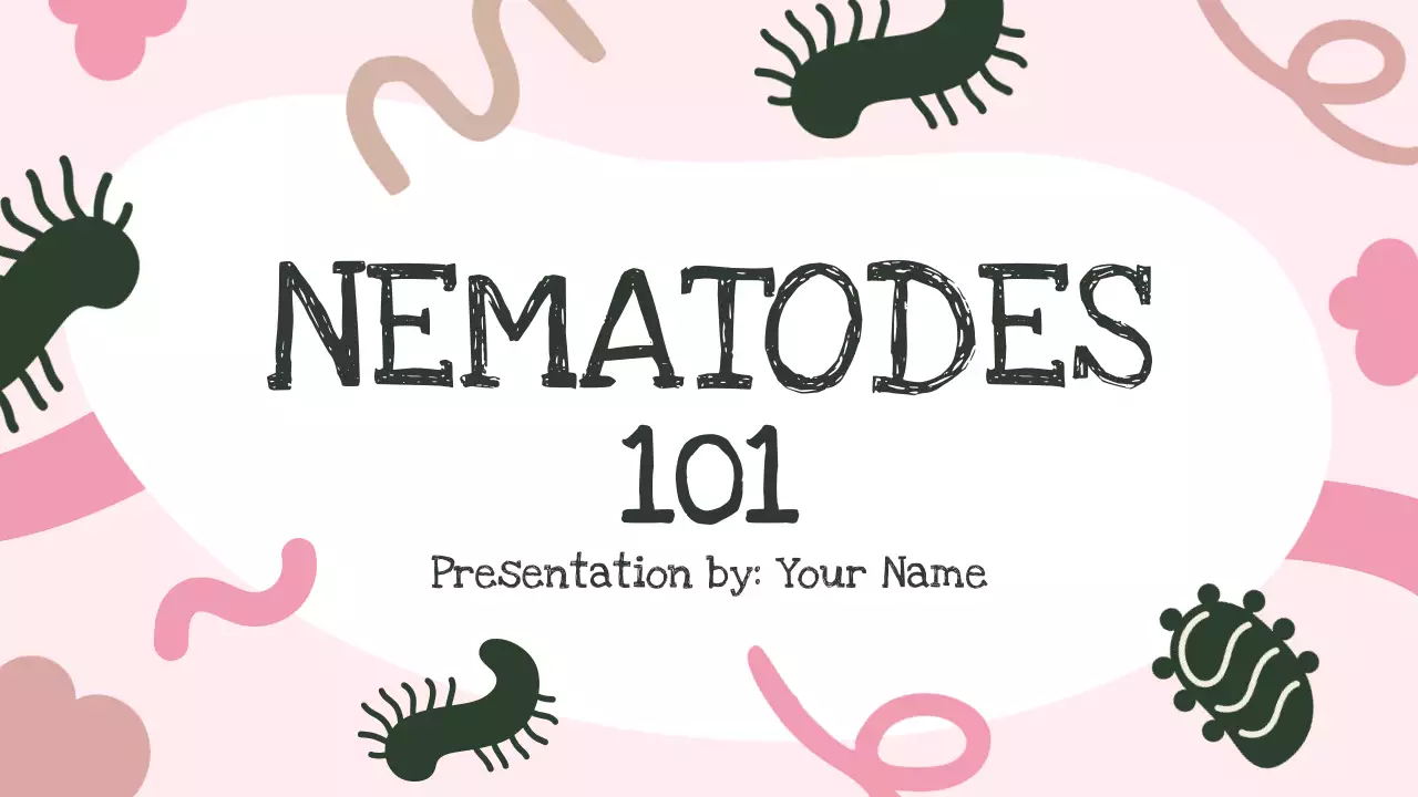 Pink Playful Biology Lecture Presentation