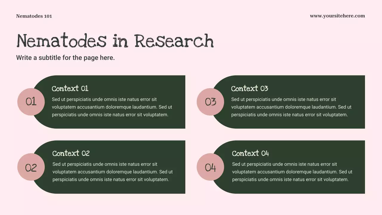 Pink Playful Biology Lecture Presentation