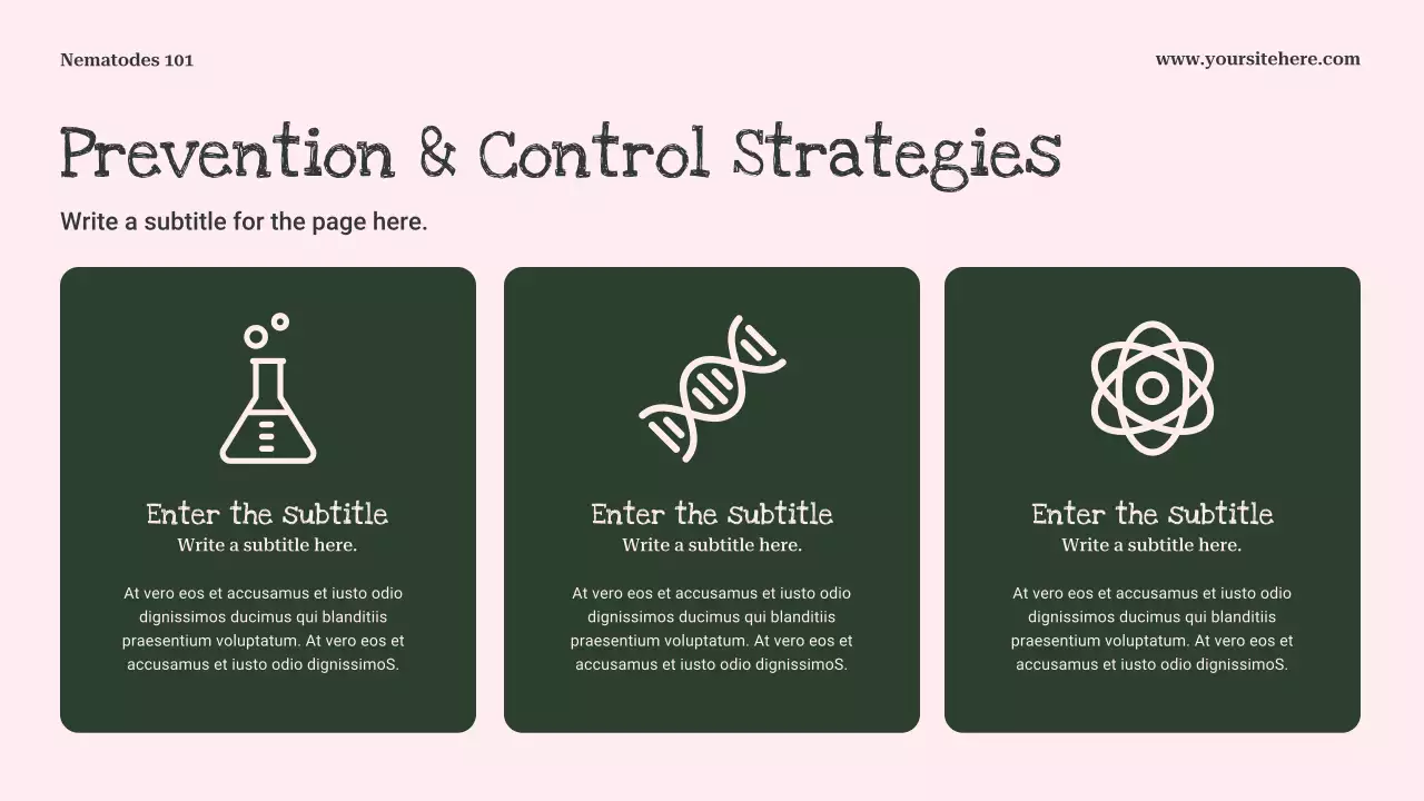 Pink Playful Biology Lecture Presentation