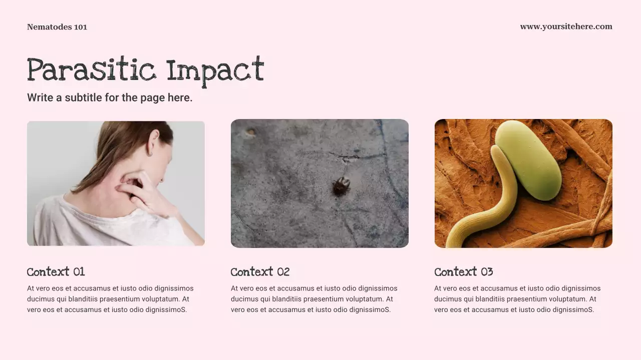 Pink Playful Biology Lecture Presentation