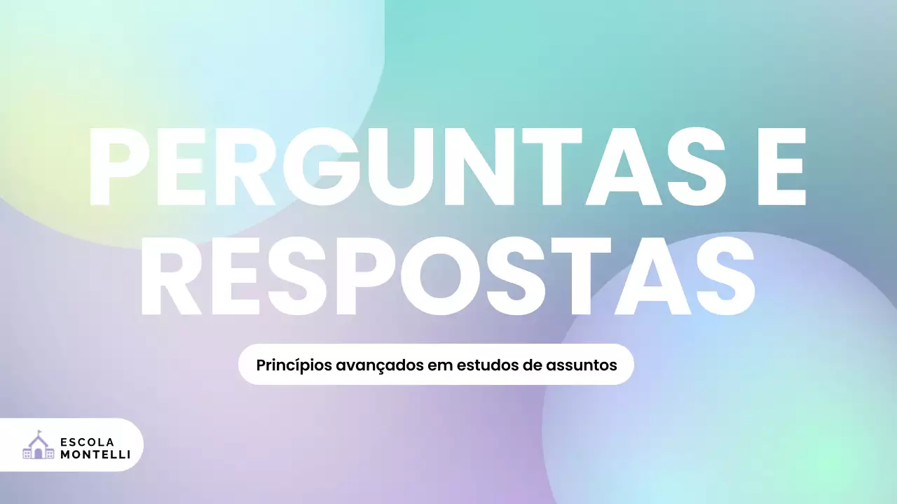 apresentação sobre o ensino moderno da menta