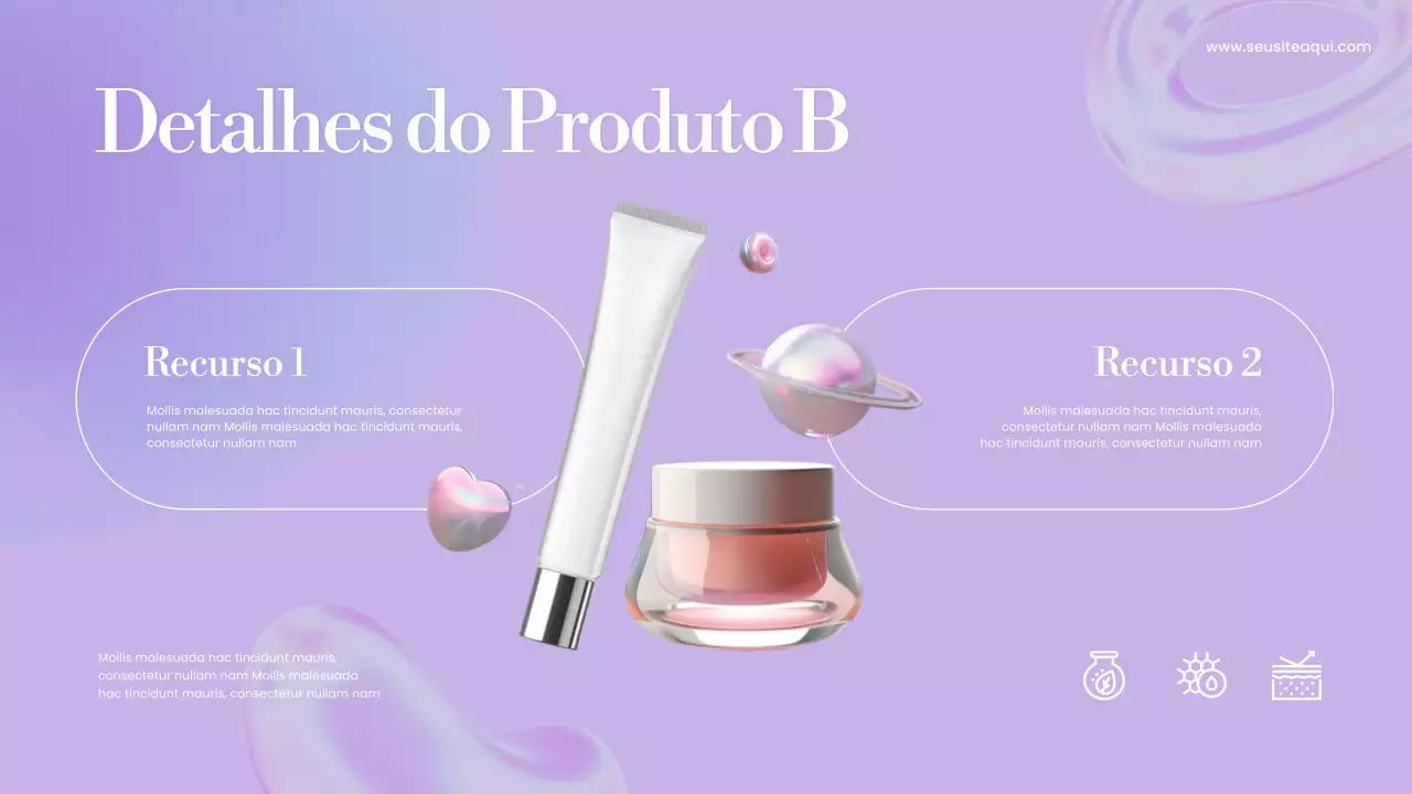 anúncio de catálogo de produtos moderno em tons pastel