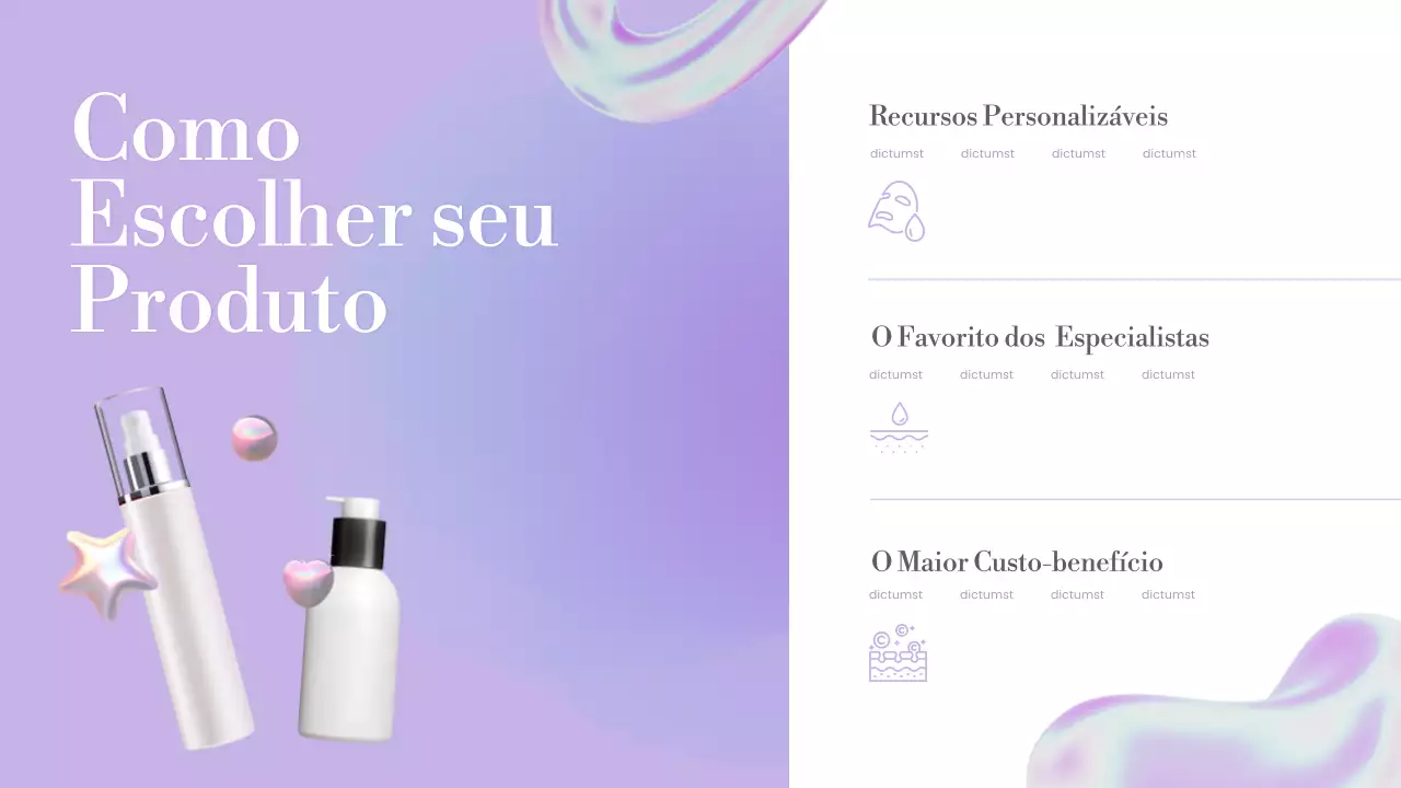 anúncio de catálogo de produtos moderno em tons pastel