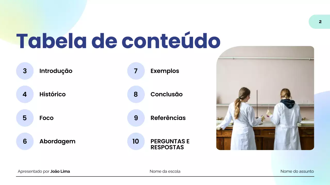apresentação sobre o ensino moderno da menta