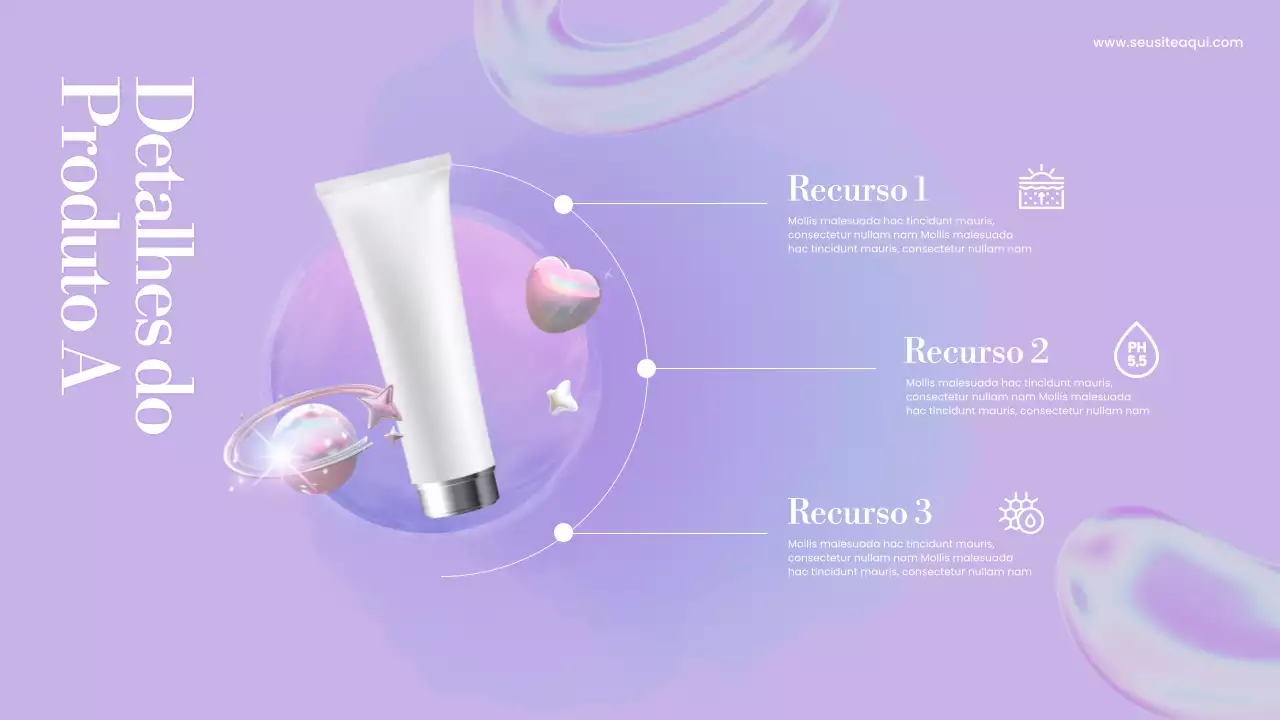 anúncio de catálogo de produtos moderno em tons pastel