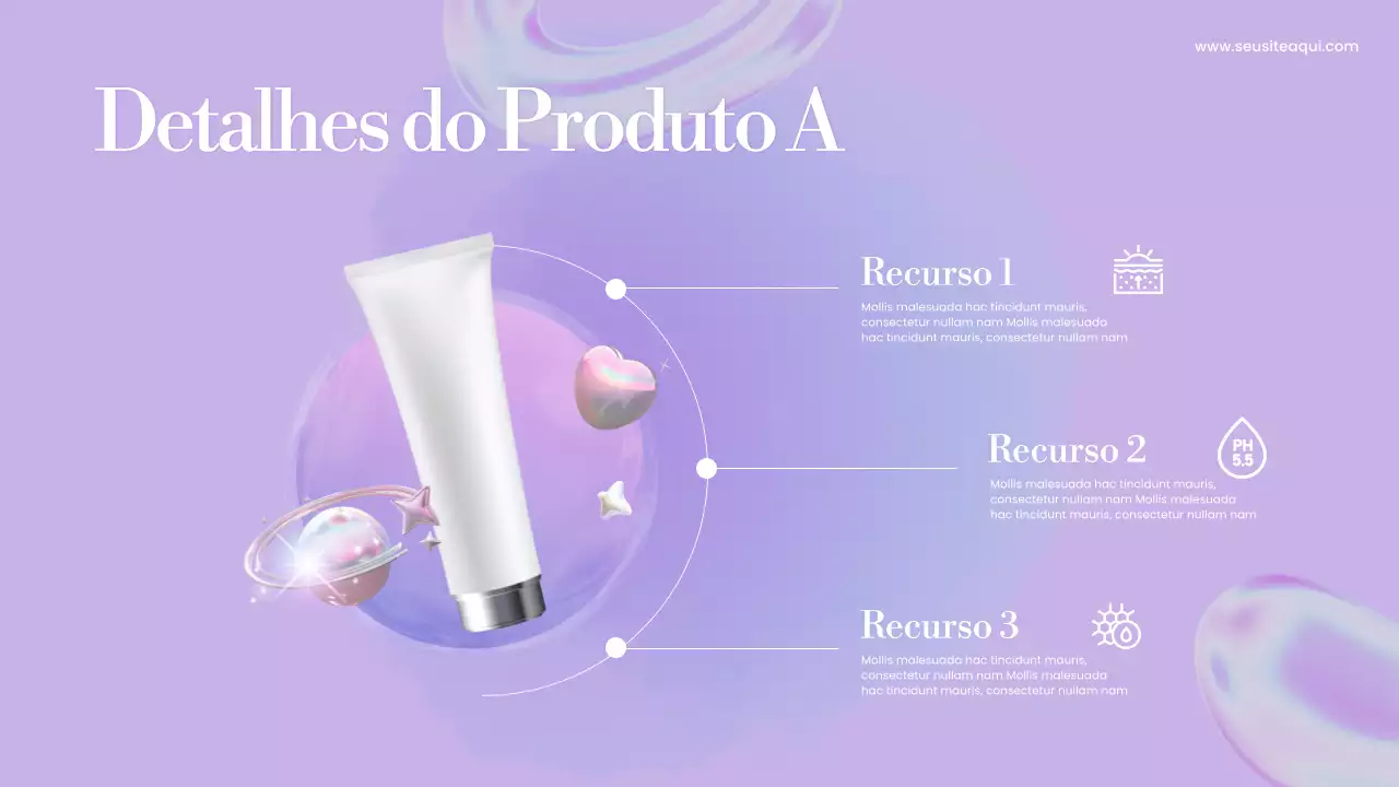 anúncio de catálogo de produtos moderno em tons pastel