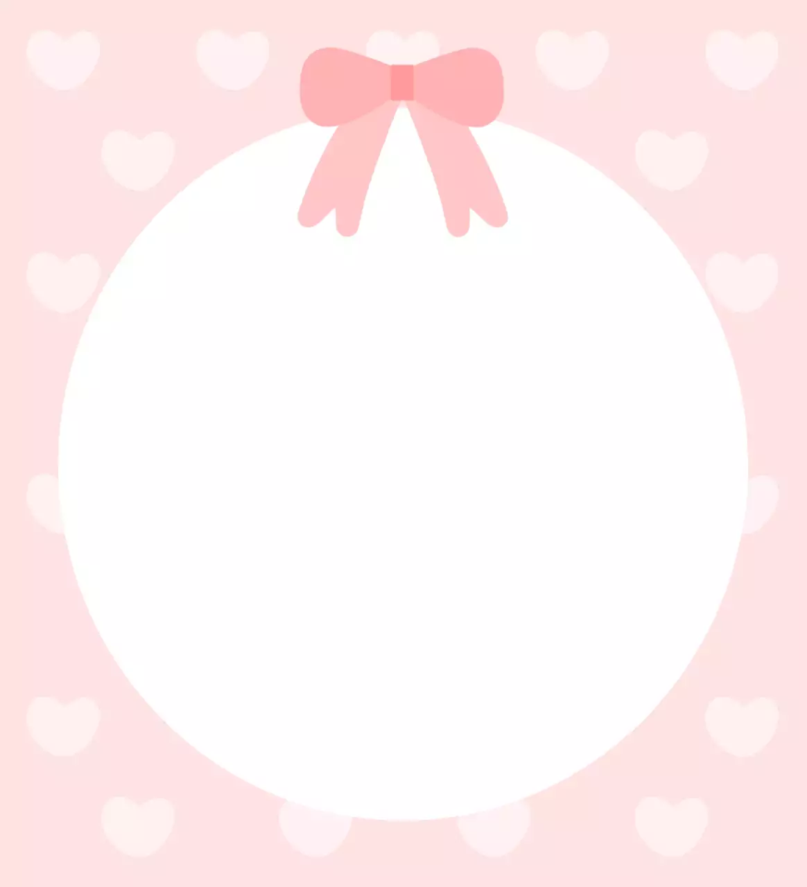 핑크 아기자기한 포토프레임