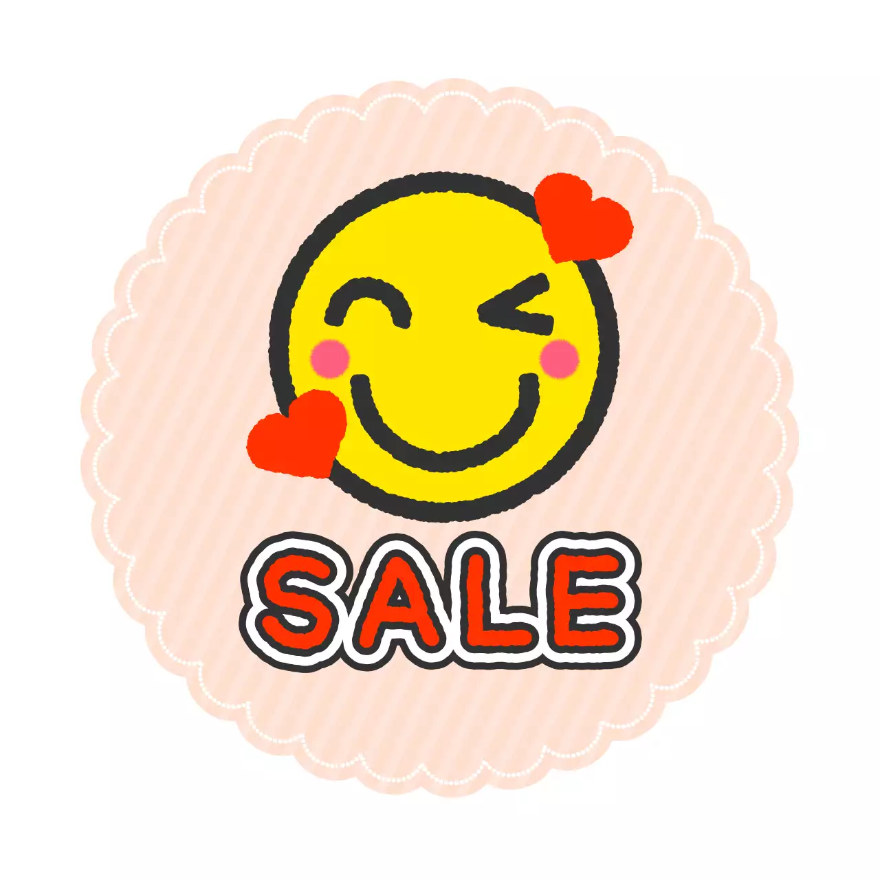 핑크 아기자기한 세일 이벤트