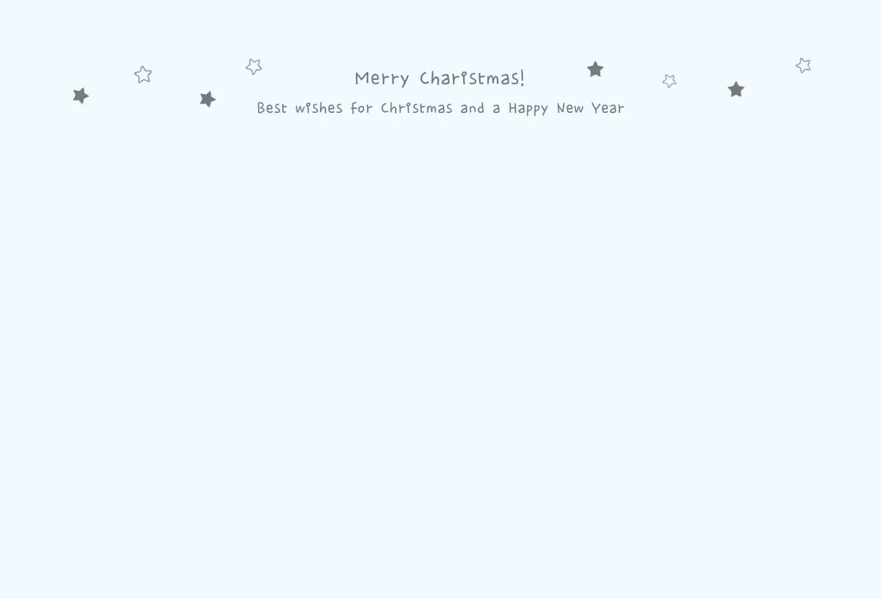 하늘색 팝 크리스마스 카드