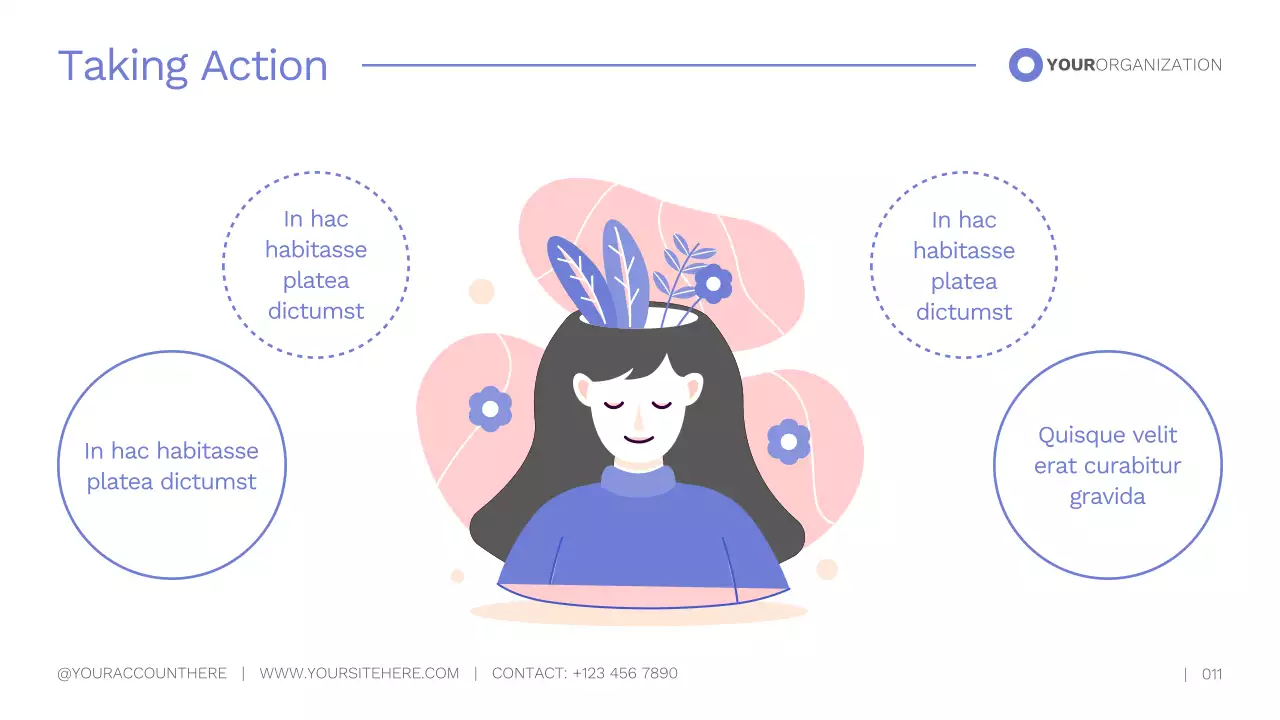 Pastel Mental Health Awareness in Illustrative Style Presentation