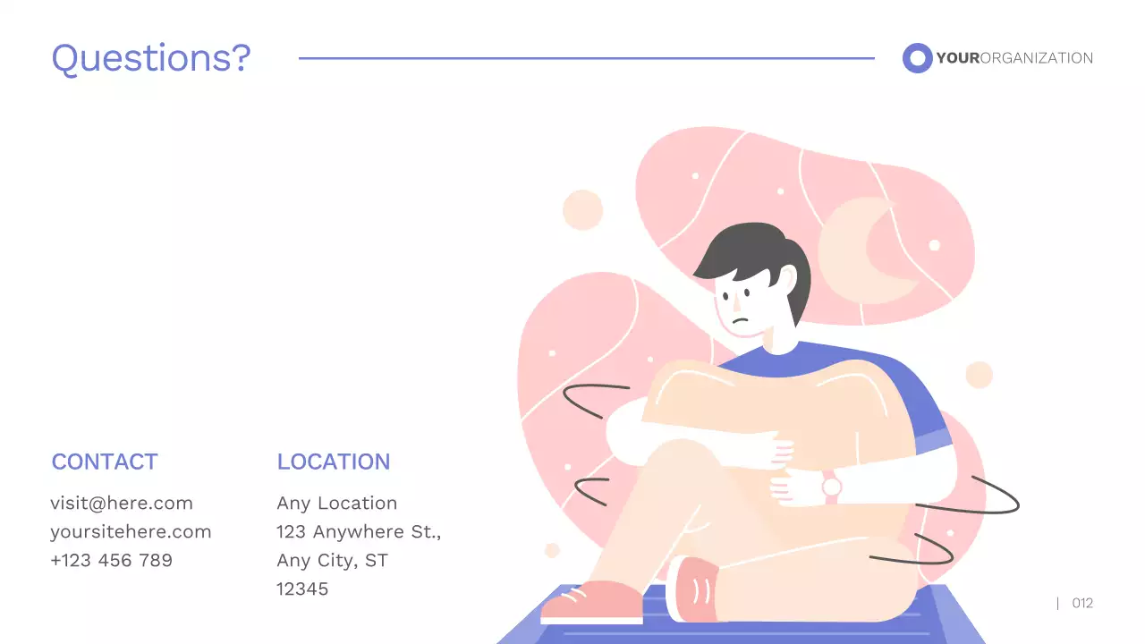 Pastel Mental Health Awareness in Illustrative Style Presentation