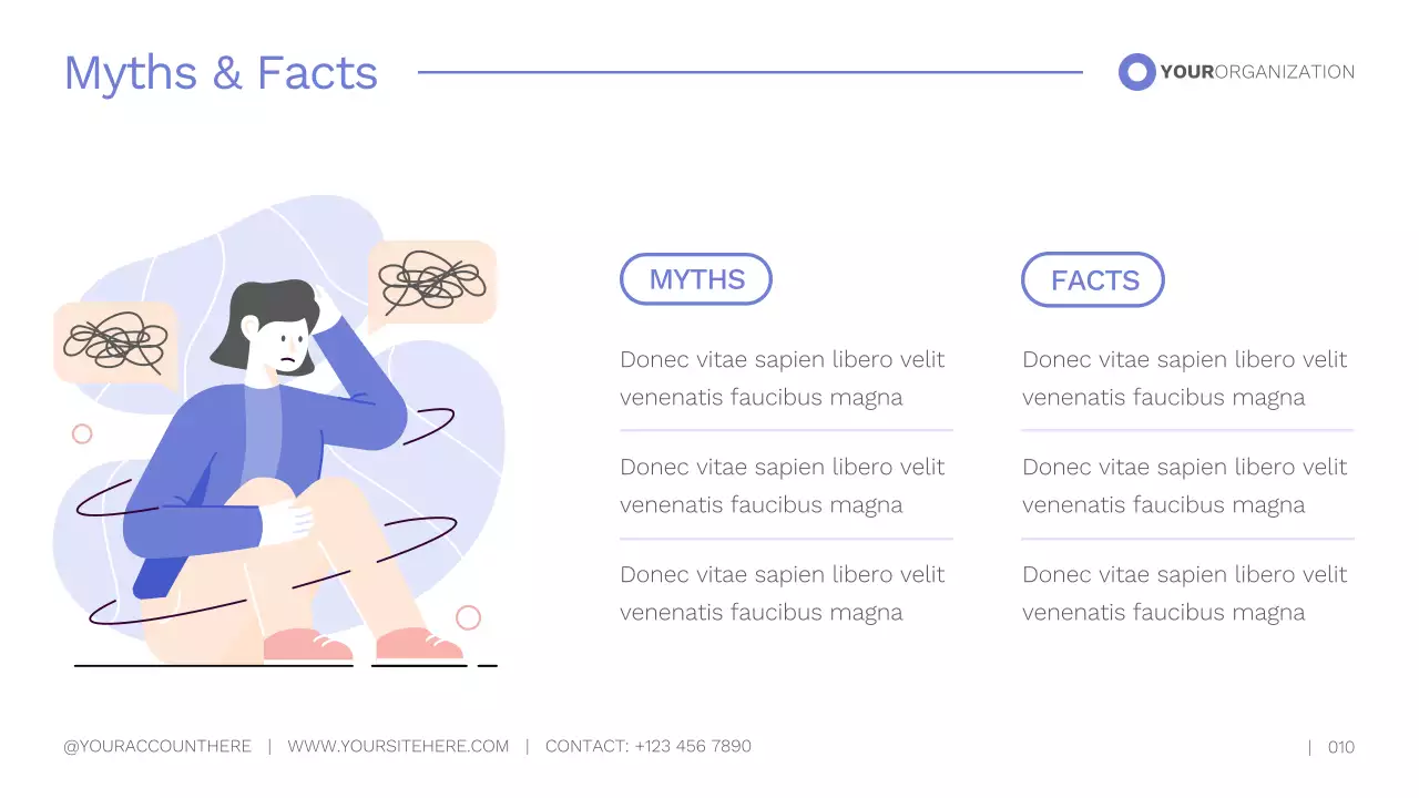 Pastel Mental Health Awareness in Illustrative Style Presentation