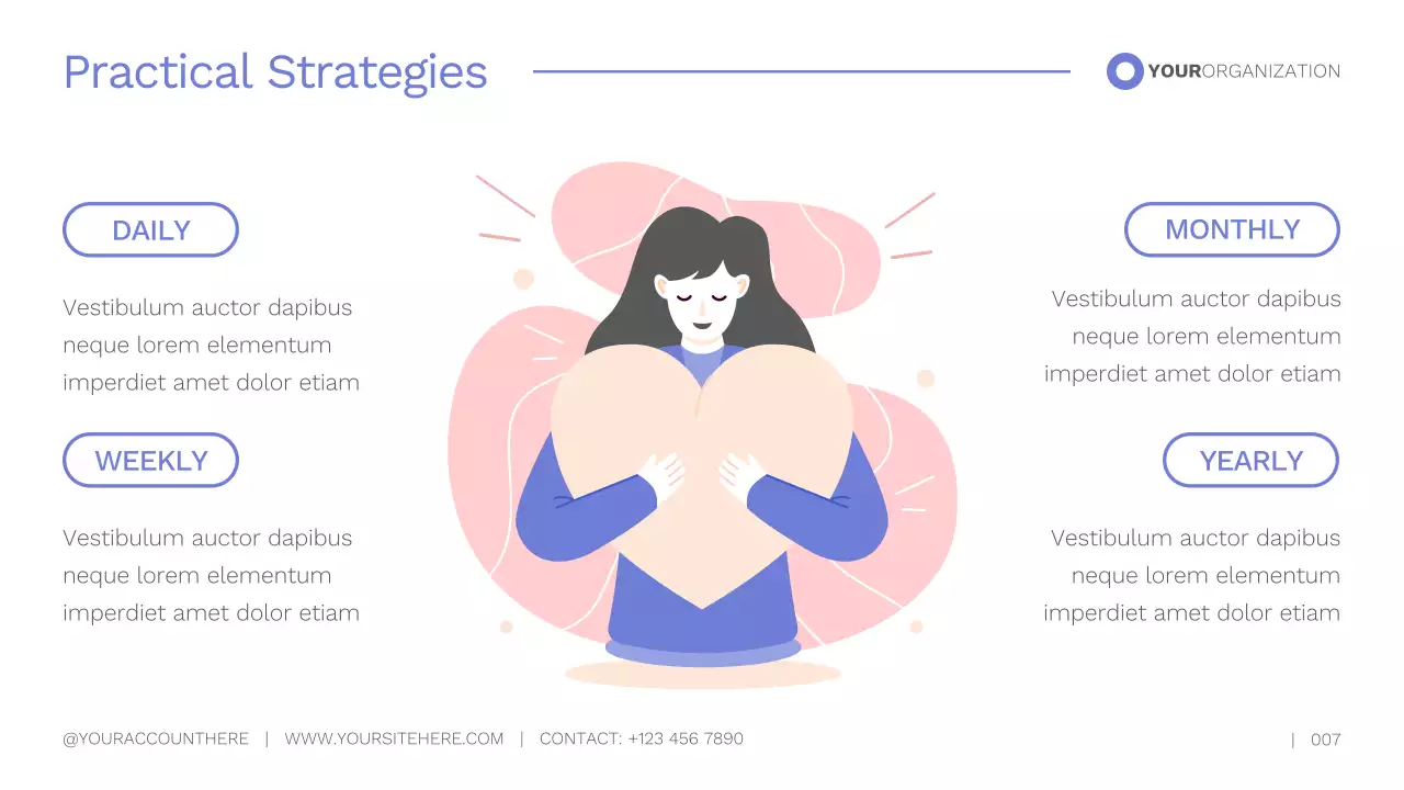 Pastel Mental Health Awareness in Illustrative Style Presentation