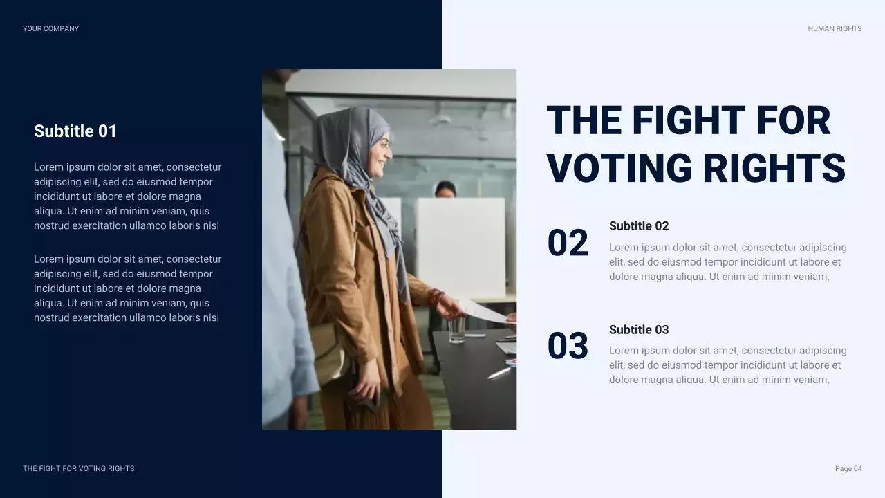 Navy Modern Human Rights Presentation