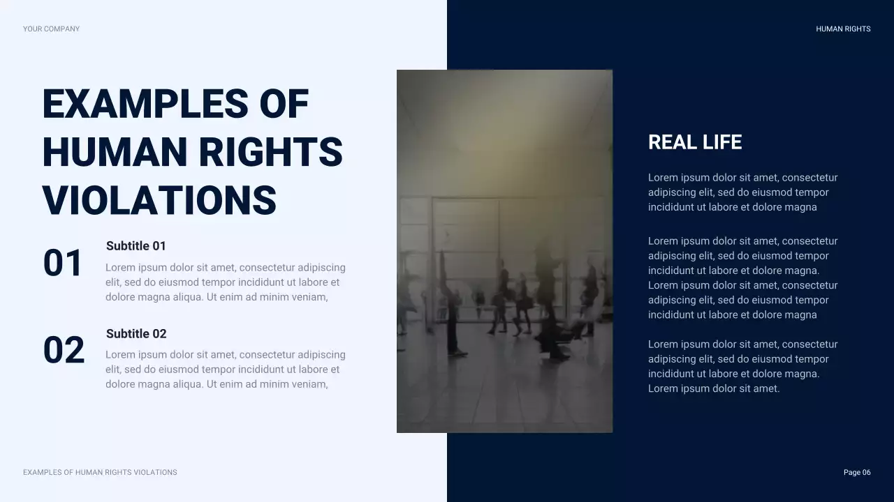 Navy Modern Human Rights Presentation