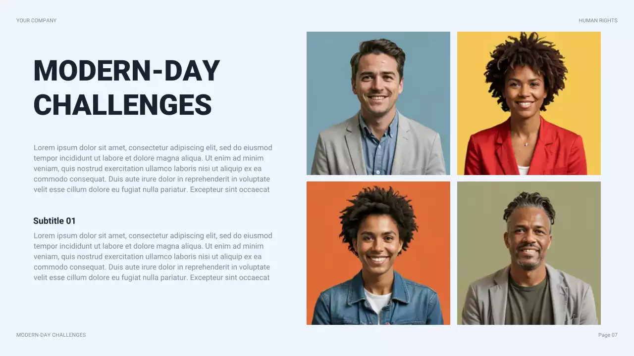 Navy Modern Human Rights Presentation