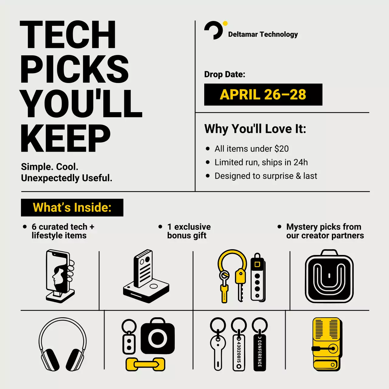 Beige Modern Tech Promotion Social Media Post