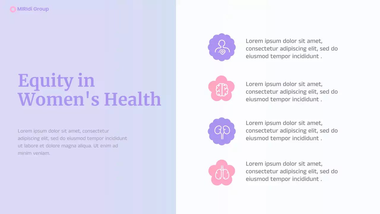 Pink Aesthetic Women's Health Presentation