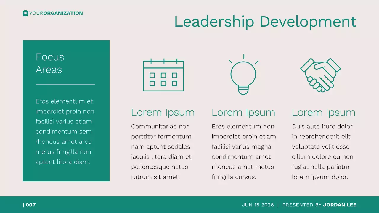 Clean Professional Non-profit Impact Report for Your Project or Organization Presentation