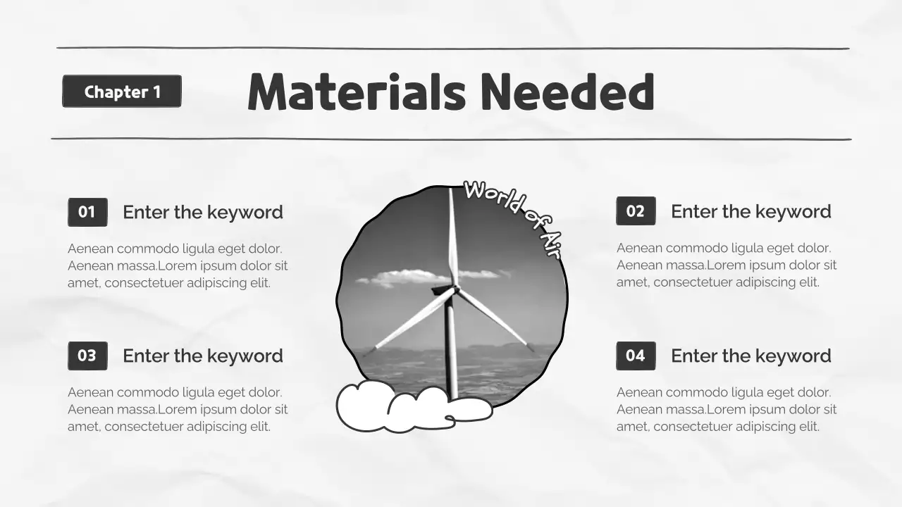 Black and White Vintage Science Class Presentation