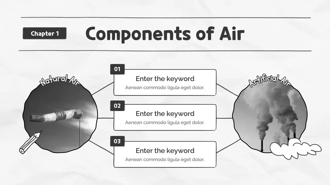 Black and White Vintage Science Class Presentation