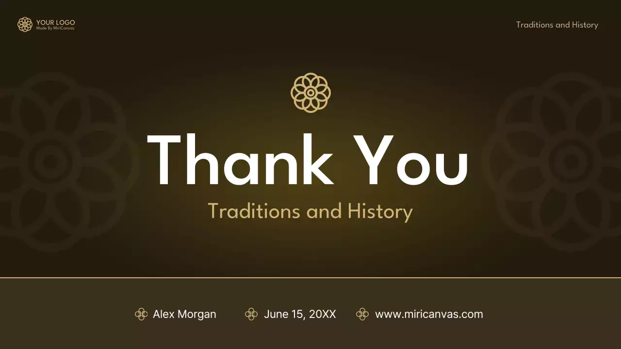 Brown Traditional Culture Guide Presentation