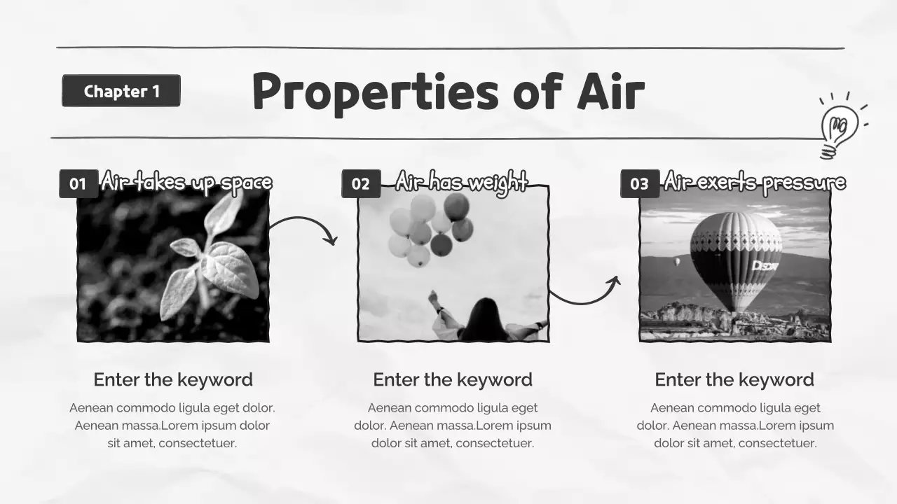 Black and White Vintage Science Class Presentation