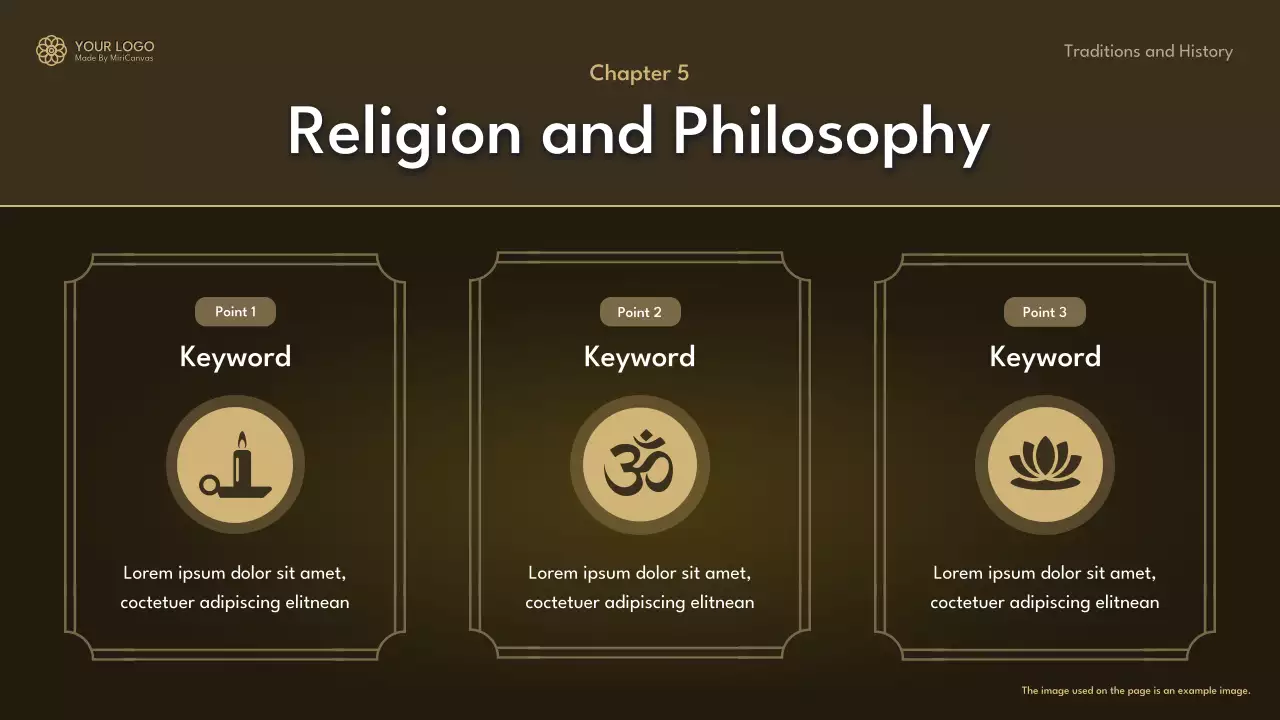 Brown Traditional Culture Guide Presentation