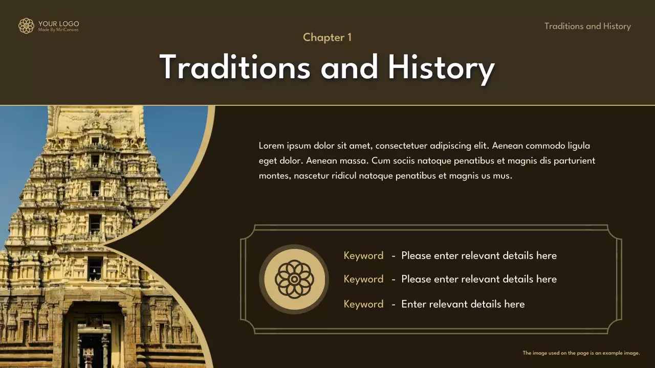 Brown Traditional Culture Guide Presentation