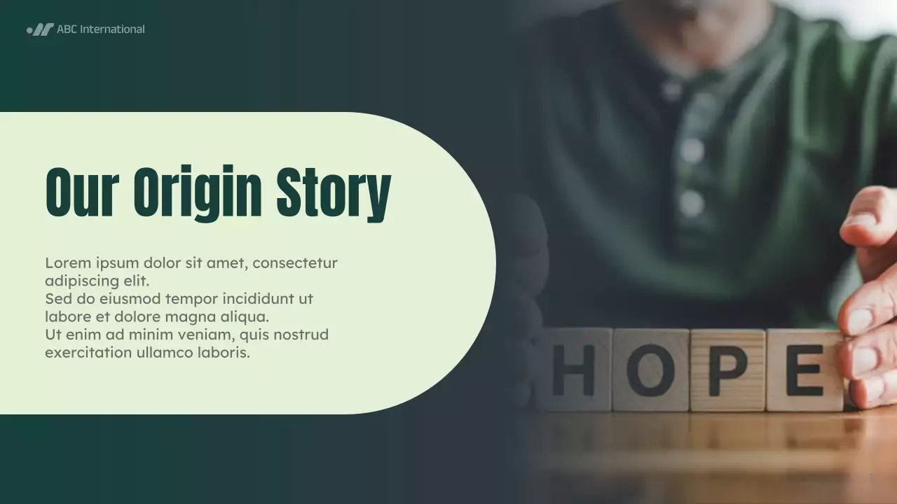 Green Modern Community Announcement