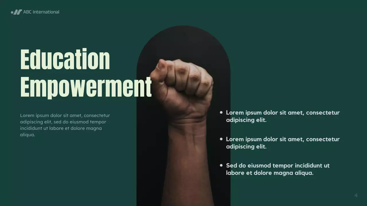 Green Modern Community Announcement