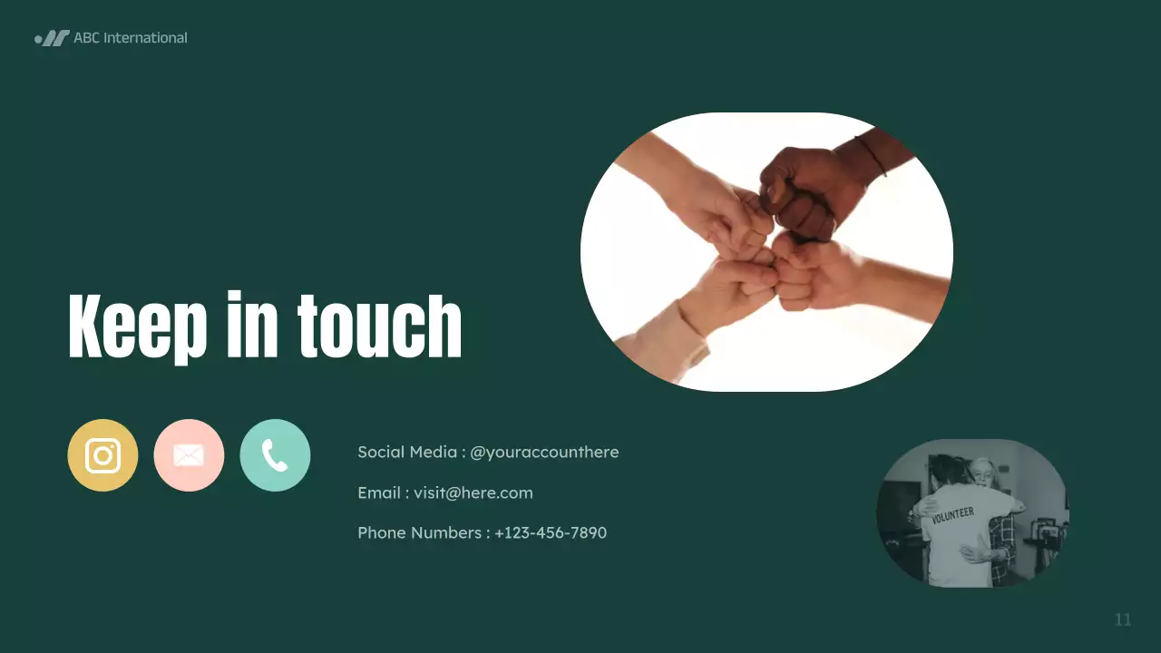 Green Modern Community Announcement