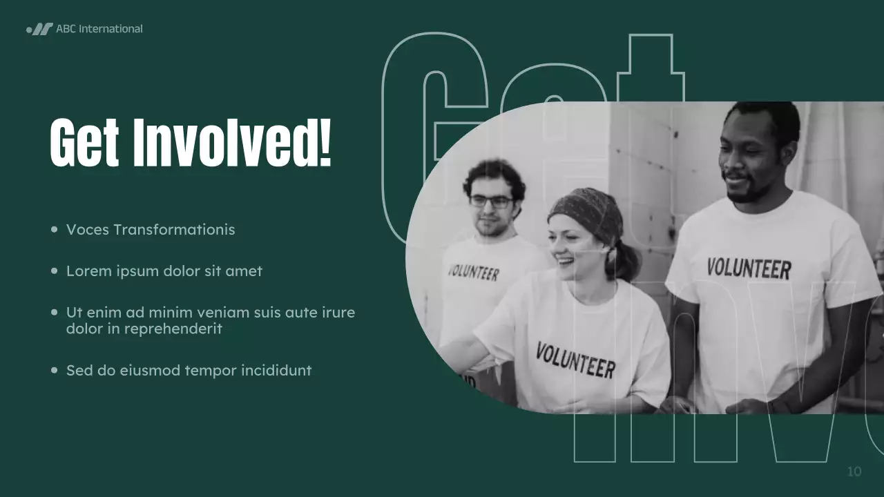 Green Modern Community Announcement