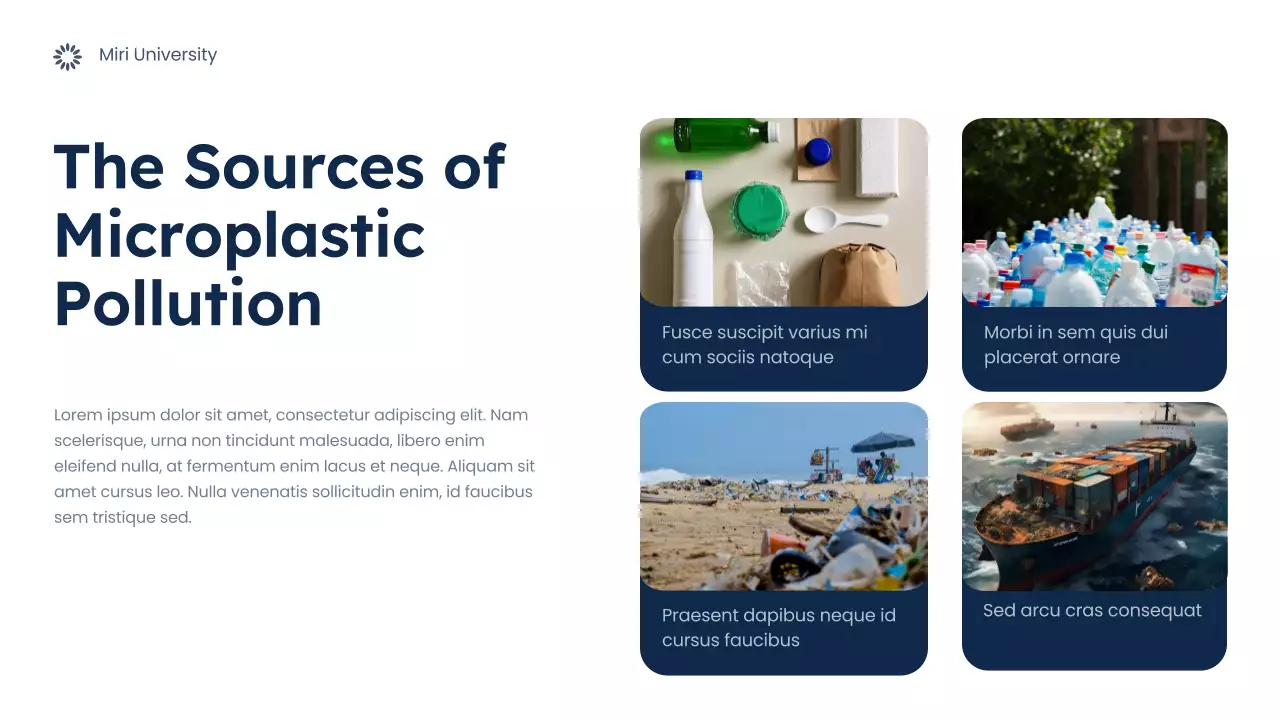 Blue Modern Environmental Lecture