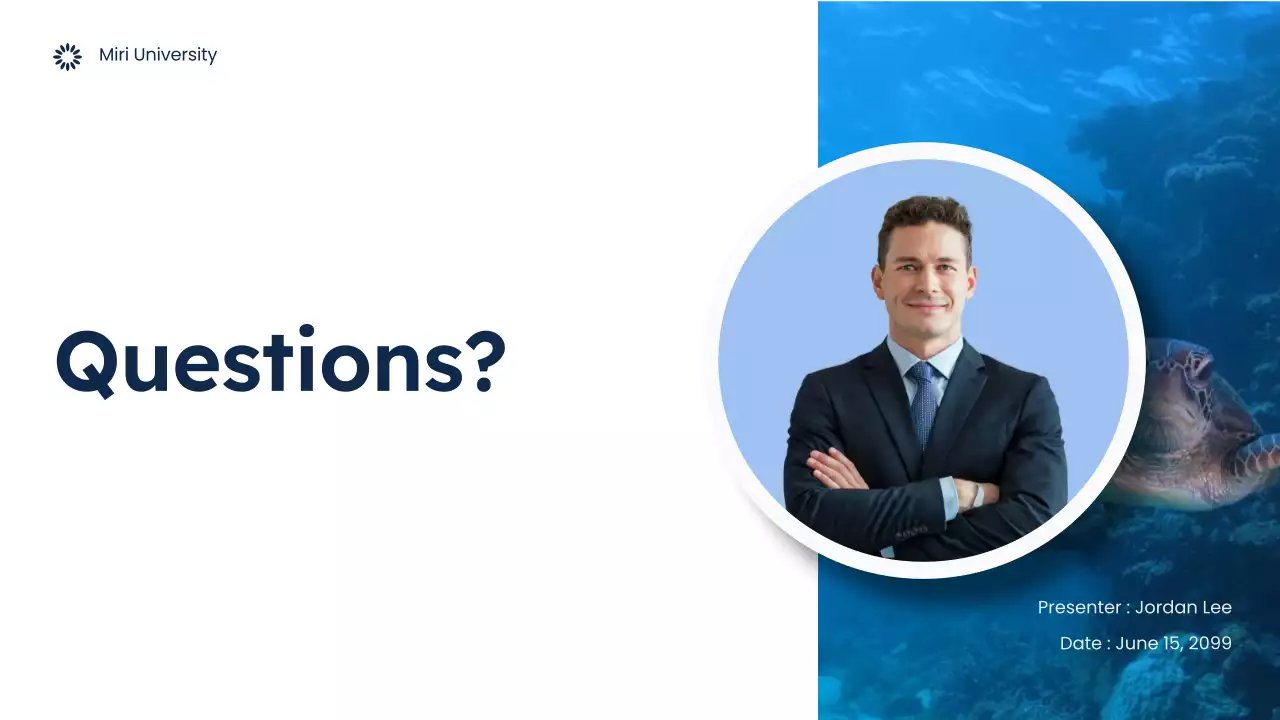 Blue Modern Environmental Lecture