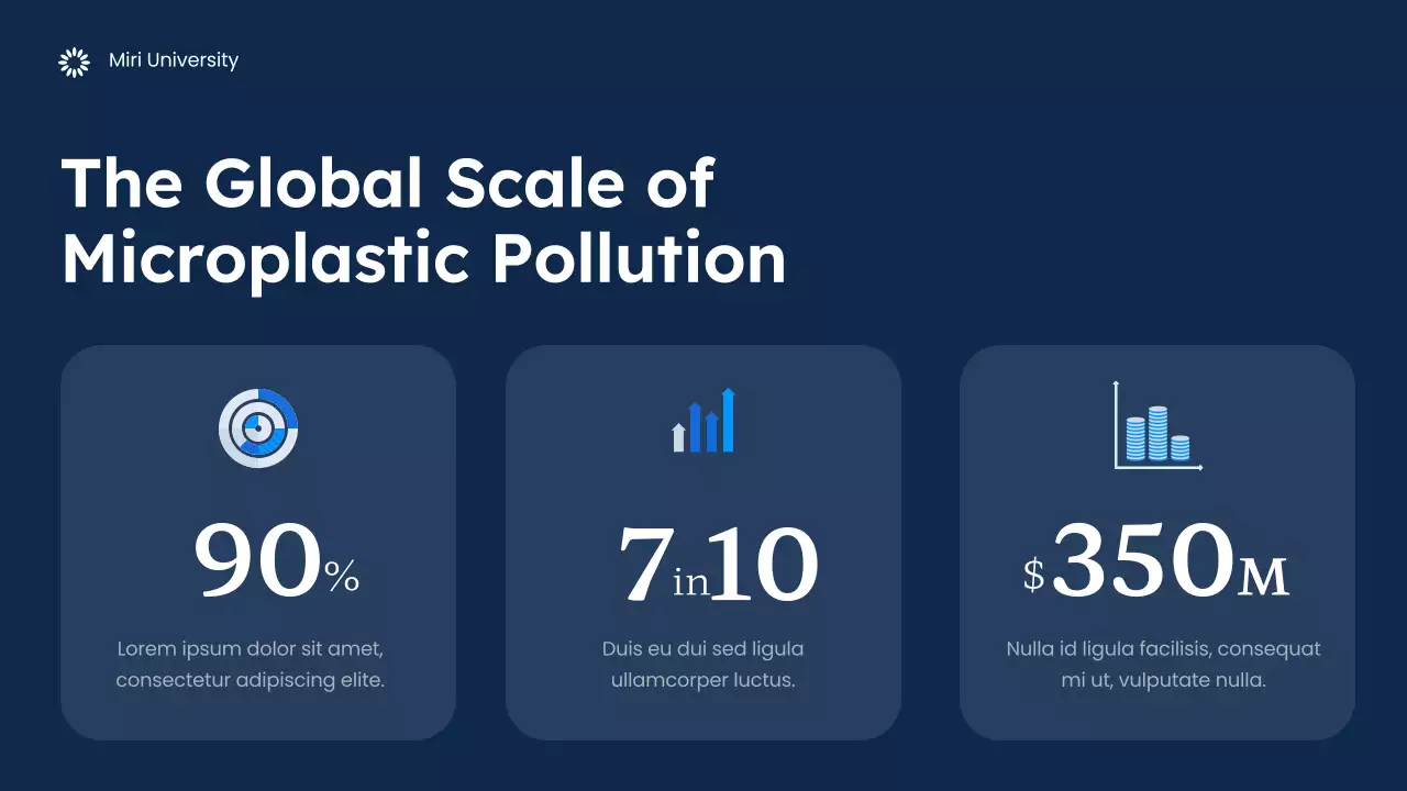 Blue Modern Environmental Lecture