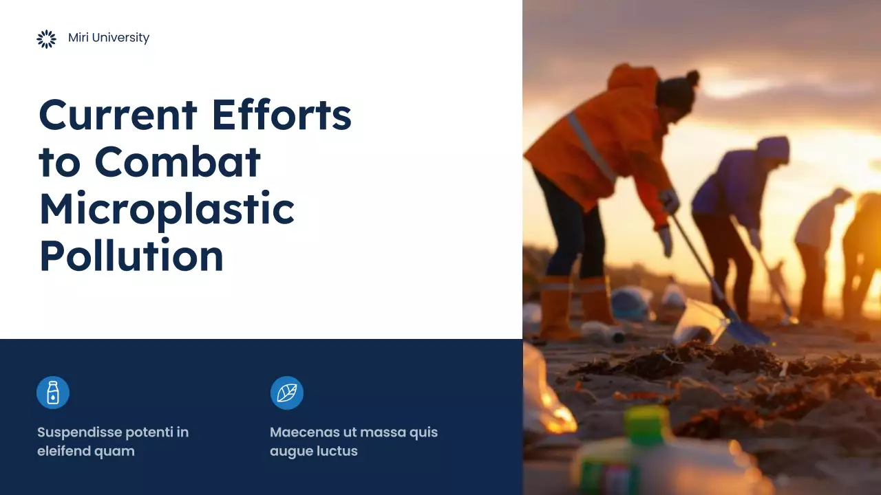 Blue Modern Environmental Lecture