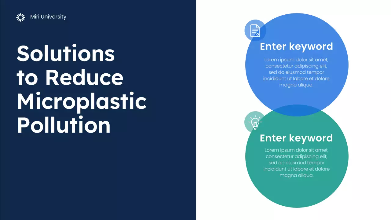 Blue Modern Environmental Lecture