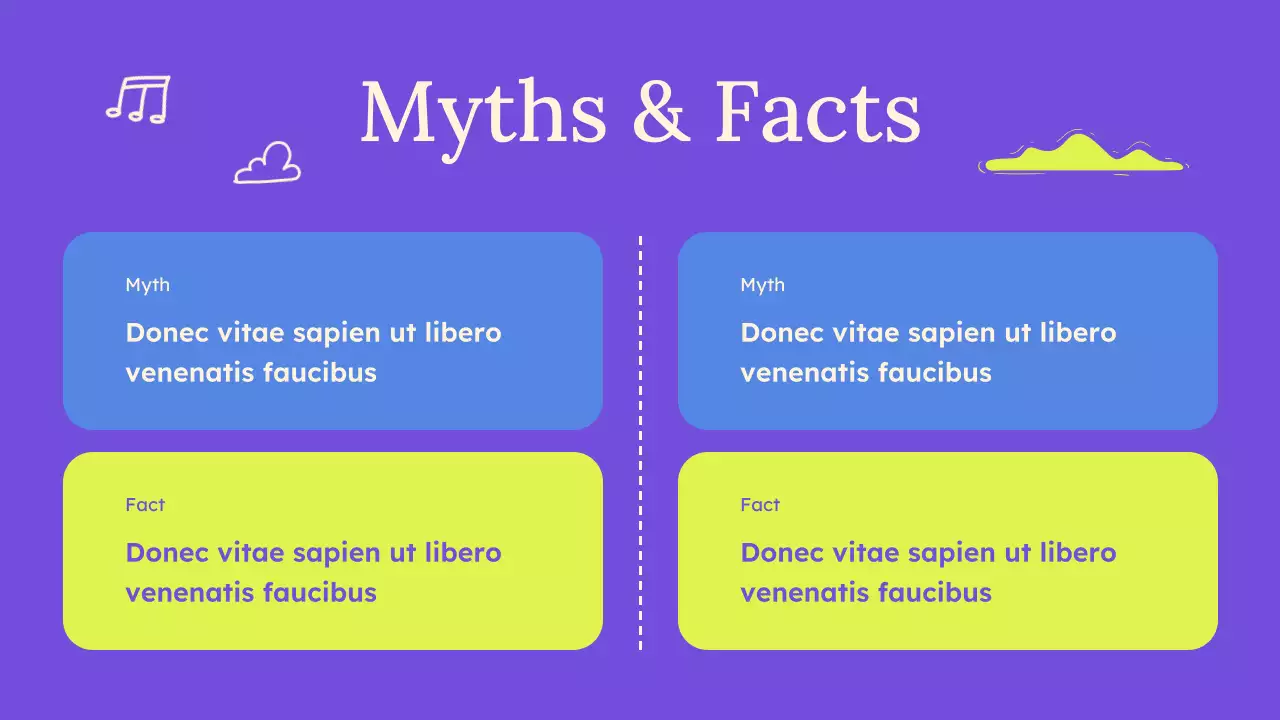 Purple Illustrated Wellness Mental Health Presentation